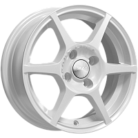 Литые диски ЯГУАР (КЛ147) 5.500xR14 4x100 DIA67.1 ET38 белый для Changan Alsvin