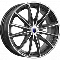 Литые диски Пойнт Бланк (КС884) 6.000xR15 4x100 DIA67.1 ET35 алмаз черный SK для Volkswagen Corrado