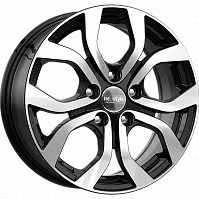 Литые диски КС704 (16_Terrano SN) (КС704) 6.500xR16 5x114.3 DIA66.1 ET50 алмаз черный