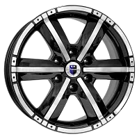 Литые диски Окинава-оригинал (КС635) (КС635) 7.500xR17 6x139.7 DIA67.1 ET38 алмаз черный для Mitsubishi L200