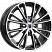 Меандр-оригинал (КС879) (КС879) 6.000xR16 4x100 DIA54.1 ET49 алмаз черный SK