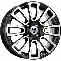 Литые диски Неман (КС717) 6.000xR15 4x100 DIA67.1 ET43 алмаз черный
