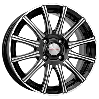 Литые диски Сиеста (КС477) 5.000xR13 4x100 DIA67.1 ET35 алмаз черный для Daihatsu Charade