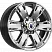 Севенна (КС726) 7.000xR17 6x139.7 DIA100.1 ET33 дарк платинум